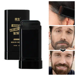 3 Colors Hair Stick to Cover White Hair,Unisex Temporary Hair Color Stick - Plant Hair Dye,Roots Hair Color Replenishment, No Fa