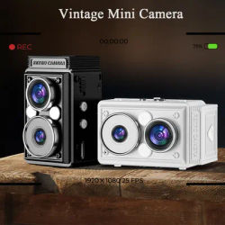 JOZUZE New S11 Retro vintage Mini Camera Digital Video Recorder HD 1080P Portable Very Small for Christmas Birthday Ideal Gift