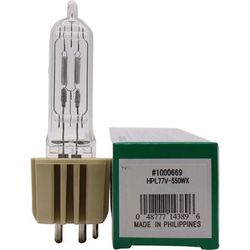 Ushio HPL 550W 77X+ 2000HR Stage & Studio Lamp 550/77 - 1000669