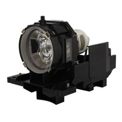 Jaspertronics™ Original Lamp & Housing for the Hitachi CP-X605W Projector - 1 Year Warranty