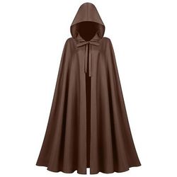 Retrò Vintage Medievale Mantello Strega Vichingo Ranger Costume Per uomo Per donna Unisex Celtico Vichingo Notte di Valpurga Halloween Carnevale Mascherata Performance Palcoscenico Mascherata Adulti