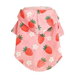 Pet Windbreaker: Dog Cat Raincoat Jacket With Reflective Design XS