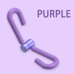 Pelvic Floor Muscle Training & Leg Slimming Device, Multi Functional Postpartum Repair Leg Clamp purple