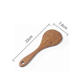 Non Stick Kitchen Utensils Set With Wooden Handles Soup Spoon, Spatula, Rice Spoon, Shovel & More Kitchen Accessories 4