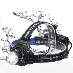Rechargeable LED Headlamp Zoomable Waterproof Headlight, 25000 Lumens, USB Charging Rechargeable LED Headlamp Zoomable Waterproof Headlight, 25000 Lumens, USB Charging
