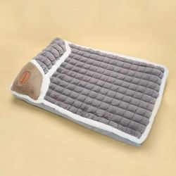 Warm Winter Pet Cushion: Fluffy Dog & Cat Nest, Snuggle, Detachable & Washable L 2