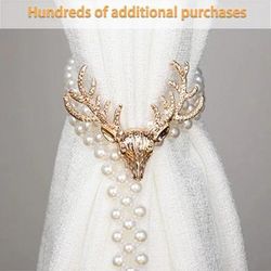 Elk Pearl Stretchable Curtain Clip Decor For Modern Home Accessories 3
