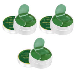 60 Piece Collagen Eye Patch Seaweed Under Eye Mask For Dark Circles And Hydration 3 Pcs
