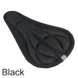 Padded Gel Bike Seat Cushion With 3D Foam Support For Mountain And Exercise Bikes black 2