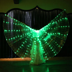 Belly Dance LED ISIS Wings Green M (115 149cm)