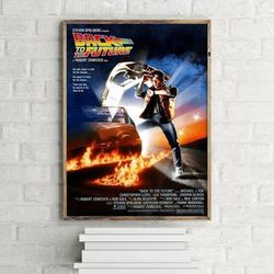Back To The Future Trilogy Posters Canvas Prints Home Decor 40x50cm No Framed C