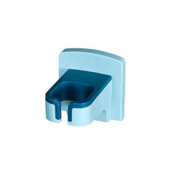 Free Your Hands Wall Mounted Hair Dryer Holder Blue
