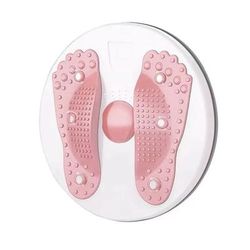 Waist Twisting Rotary Table Abdominal Fitness Equipment For Weight Loss pink