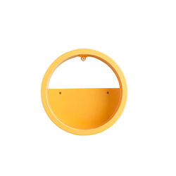 Orbicular Wall Plant Vase Yellow 23cm