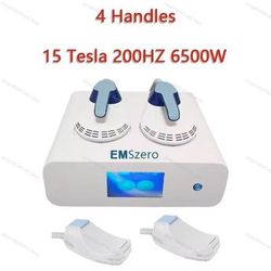 EMS Body Sculpting Machine 15 Tesla Hi EMT Slimming And Muscle Toning au 4 Handles