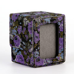 Trading Card Deck Box Case, Carrying Organizer Holder For MTG, TCG, Commander, Board Games, Collectible Card Storage violet