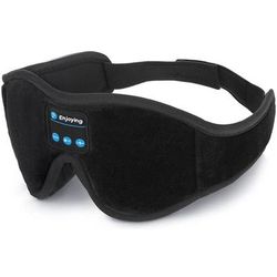 Bluetooth Sleep Mask With Headphones, 3D Eye Mask Music Play Sleeping black