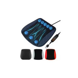 Universal USB Powered Car Seat Cooling Cushion Ventilated Summer Seat Pad With Fast Blowing Fans black 8 Fan