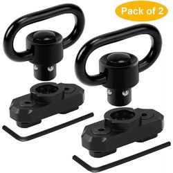 M LOK MLOK Quick Release Sling Mount Push Button QD Sling Swivel Adaptor 2pc