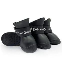 Waterproof Dog Rain Shoes | Anti slip Pet Boots For Cats | Outdoor Ankle Boots L 3