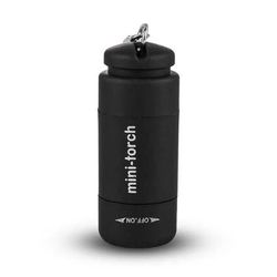 Compact USB Rechargeable Keychain Flashlight | Waterproof Mini LED Torch For Outdoor Camping black