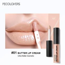 Butter Gloss Non Sticky, Lip Gloss Long Lasting, Nude Lip Makeup Hydrating, Lip Gloss With Essential Oil Liquid Lipstick 01
