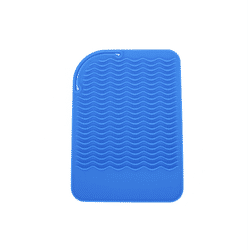 Large Silicone Heat Resistant Mat Blue
