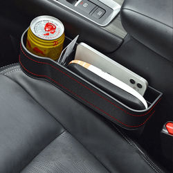 Leather Multifunctional Car Seat Organizer Left