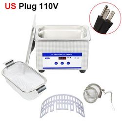 Ultrasonic Cleaner 40kHz, Professional Ultrasound Washing Bath For Jewelry & Eyeglasses white