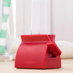 Easy Squeeze Toothpaste Holder Red
