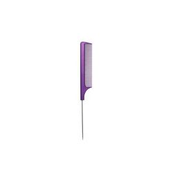 Hair Parting Pin Tail Combs Purple