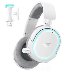 Picun G2 Wireless Gaming Headset Immersive Audio With 7.1 Surround Sound white