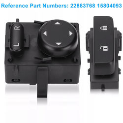 Left Door Lock & Mirror Switch Driver For GMC Sierra & Chevy Silverado Left Door Lock & Mirror Switch Driver For GMC Sierra & Chevy Silverado