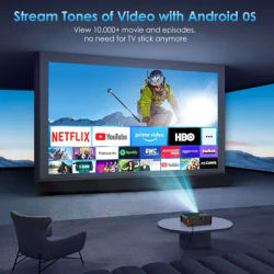 CAIWEI A10AB 1920*1080P Full HD Projector 4K Android for Home Cinema Movie WiFi Bluetooth Smart TV Outdoor Video Beam Projectors