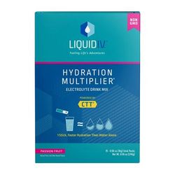 Liquid I.V. Hydration Multiplier Oral Electrolyte Solution Passion Fruit Flavor 0.56 oz. Electrolyte (1220420_BX)