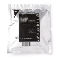 3M Scotchcast Quick Step Double Sided Felt Padded Precut Splint 4 X 15 Inch Felt / Fiberglass White (1193020_CS)