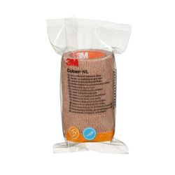 3M Coban NL Cohesive Bandage 3 Inch X 2 Yard Self-Adherent Closure Tan NonSterile Standard Compression (1190017_CS)