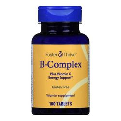 Foster & Thrive Multivitamin Supplement Vitamin B / Ascorbic Acid Tablet 100 per Bottle (1238901_BT)