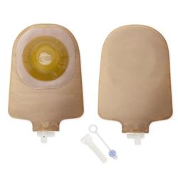 Premier Urostomy Pouch One-Piece System 9 Inch Length Convex, Pre-Cut 1 Inch Stoma Drainable (688779_BX)