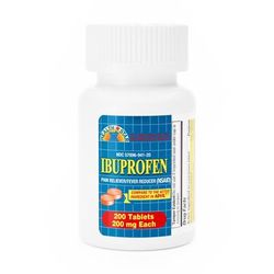 HEALTHSTAR Pain Relief 200 mg Strength Ibuprofen Tablet 200 per Bottle (1150850_BT)