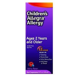 Children's Allegra Children's Allergy Relief 30 mg Strength Oral Suspension 4 oz. (830843_EA)