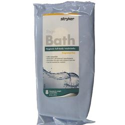 Sage Bath Rinse-Free Bath Wipe Soft Pack Unscented 8 Count (502485_CS)