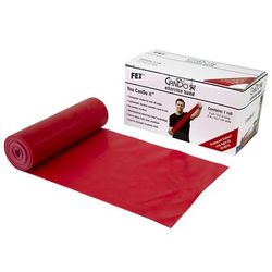 CanDo Low Powder Exercise Resistance Band Red 5 Inch X 6 Yard Light Resistance (770497_EA)