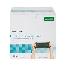 McKesson CanDo Exercise Resistance Band Green 5 Inch X 50 Yard Medium Resistance (1073308_EA)