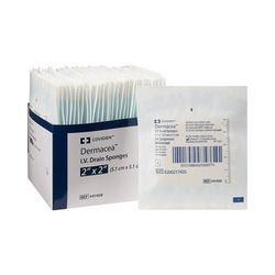 Dermacea I.V. Sponge 2 X 2 Inch 6-Ply Sterile 2 per Pack (516680_CS)
