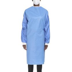 Astound Non-Reinforced Surgical Gown with Towel Large Blue Sterile AAMI Level 3 Disposable (251111_EA)