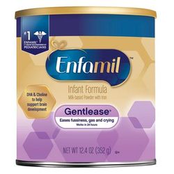Enfamil Gentlease Infant Formula Unflavored 12.4 oz. Can Powder Milk-Based Fussiness / Gas / Crying (1135688_EA)