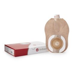 CeraPlus Urostomy Pouch One-Piece System 9 Inch Length Soft Convex, Pre-Cut 1 Inch Stoma Drainable (1109578_BX)