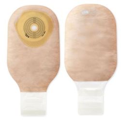 Premier Colostomy Pouch One-Piece System 12 Inch Length Flat, Trim To Fit 5/8 to 2-1/8 Inch Stoma Drainable (495238_BX)