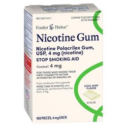 Foster & Thrive Stop Smoking Aid 4 mg Strength Gum (1238967_BX)